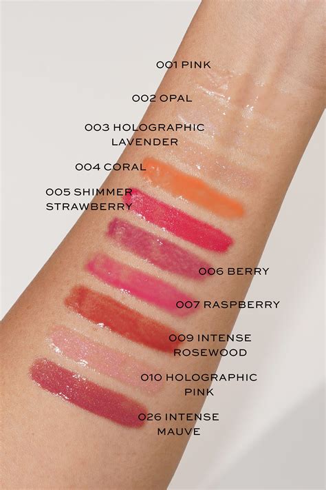 raspberry dior lip gloss|dior addict lip glow shades.